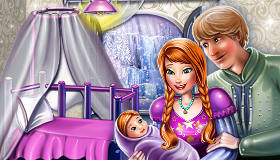 play Anna And Kristoff Baby Room