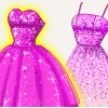 play Enjoy Super Barbie Glittery Dresses