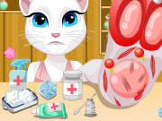 play Talking Angela Foot Injury