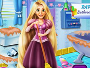 Rapunzel Bathroom Clean-Up