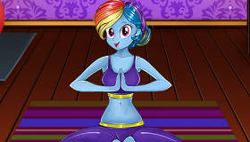 play Yoga With Rainbow Dash