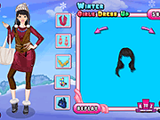 play Winter Girls Dress Up