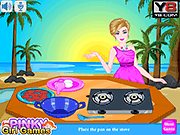 play Barbie Cooking Sunrise Pizza