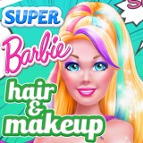 play Super Barbie Hair & Makeup