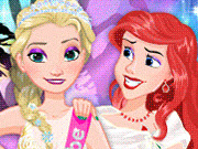 play Elsa Wedding Party Dressup