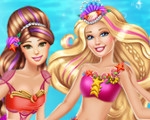 play Barbie Mermaid Coronation