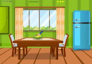 play Greenish Home Escape