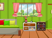 play Greenish Home Escape