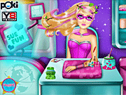 play Super Barbie Arm Care