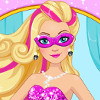 play Super Barbie'S Glittery Dresses