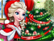 play Elsa Christmas Home