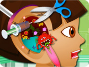 play Dora Ear Doctor