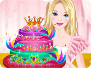 play Barbies Diamond Cake