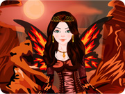 play Fire Queen Dress Up