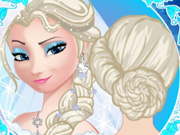 play Elsa Wedding Braids