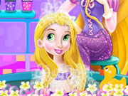 play Baby Rapunzel Bath Time