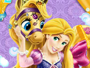 play Rapunzel Messy Pony