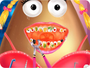 play Pou Girl Dentist