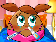 play Pou Girl Flu Care