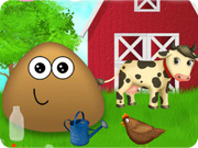 play Pou Farm