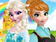 play Elsa And Anna Makeup