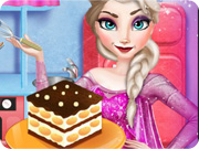 Elsa Cooking Tiramisu