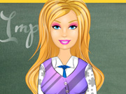 play Barbie School Uniform Design