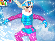 play Elsa Snowboarder