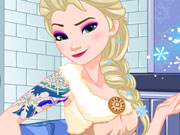 Elsa Gets Inked