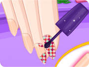 play Barbie Prom Nails Designer