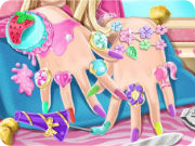 play Barbie Nails Spa