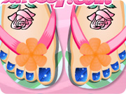 play Beach Pedicure Fun