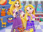 play Baby Rapunzel And Mom Shopping