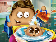 play Pou Baby Wash