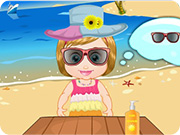 play Baby Melisa Beach Fun