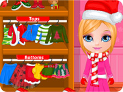 play Baby Barbie Christmas Prep