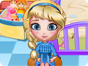 play Elsa Bed Time