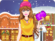 Barbie Winter Shopping Dress Up