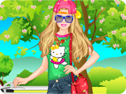 play Barbie Park Ride Dress Up