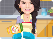 play Selena Gomez Cooking Cookies