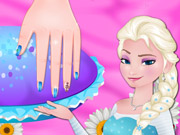 play Modish Elsa Nail Care