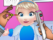 Baby Elsa Eye Doctor