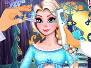 play Pregnant Elsa Eye Care