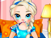 play Baby Elsa Flu Problems