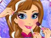 play Anna Frozen Makeup School