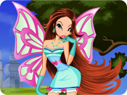 play Winx Flora Dress Up