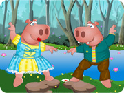 play Mr And Mrs Hippo Dress Up