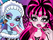 play Monster High Makeup School