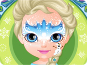 play Baby Barbie Frozen Face Painting