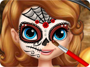 play Sofia Halloween Face Art